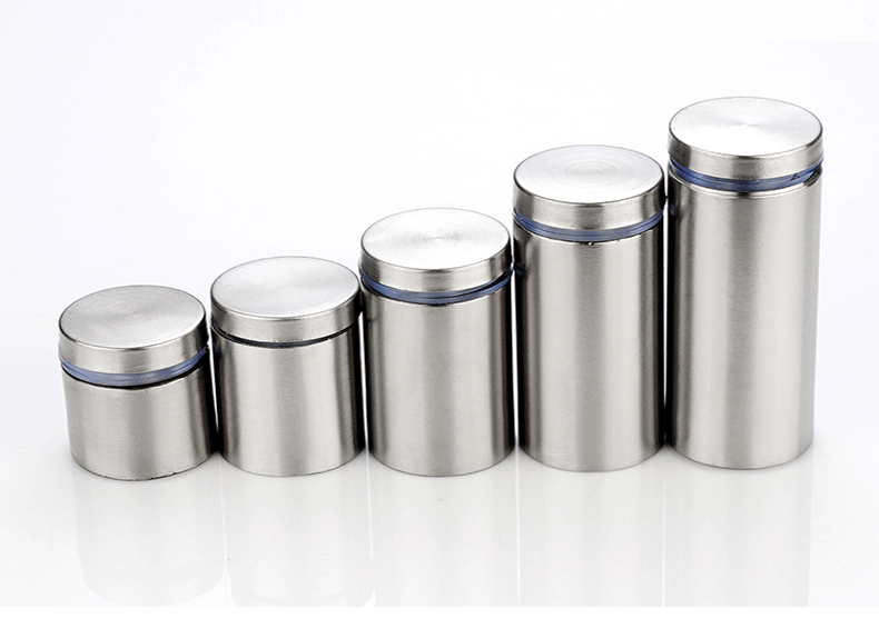 广告钉不锈钢亚克力板广告牌固定螺丝帽玻璃装饰钉支撑柱夹画镜钉定制