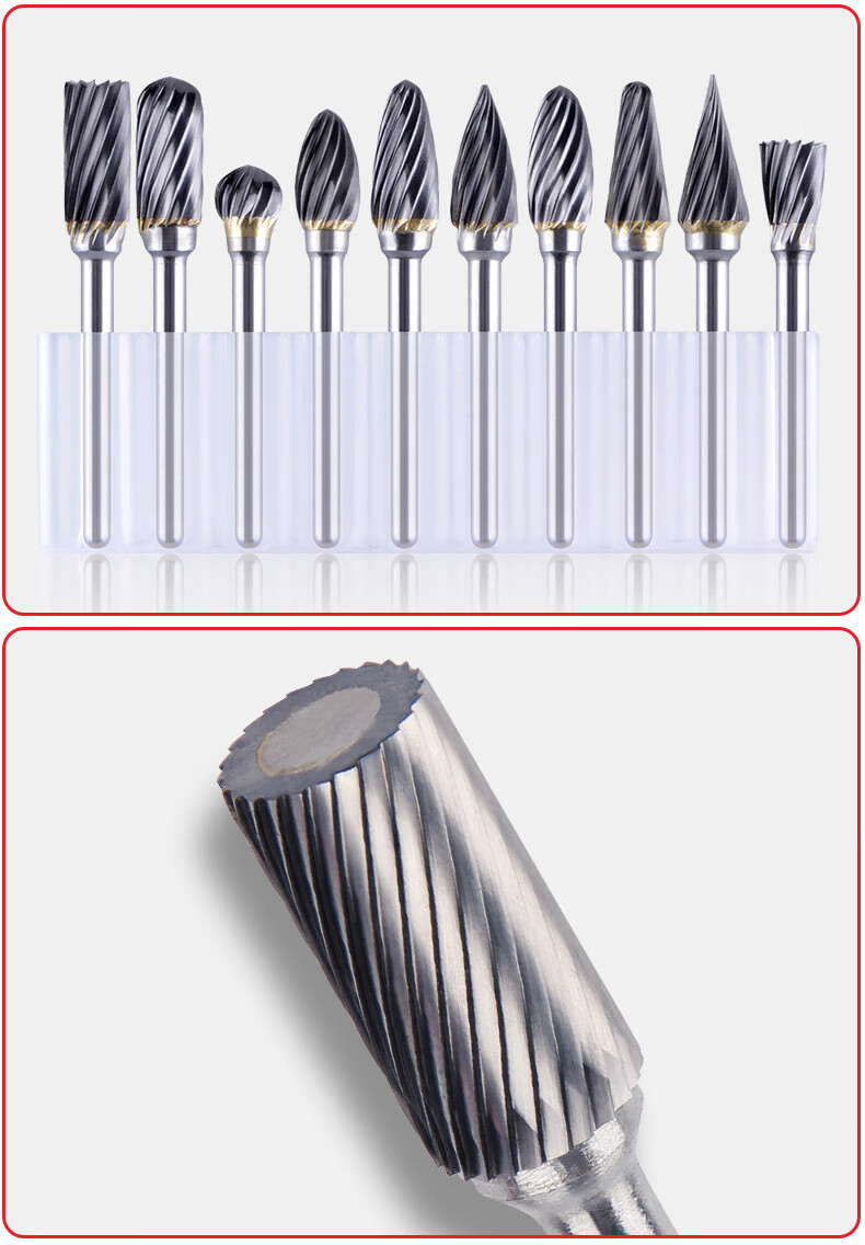 润帆硬质合金旋转锉金属电内磨头手电钻打磨钻头电动旋转挫刀钨钢铣刀