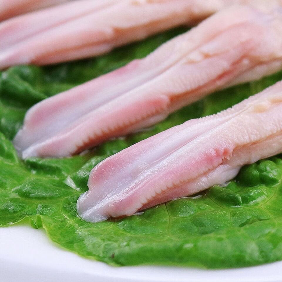 新鲜冷冻鸭舌2斤装个别断须的生鲜鸭舌头卤鸭家庭散装 味滋源 不断须2