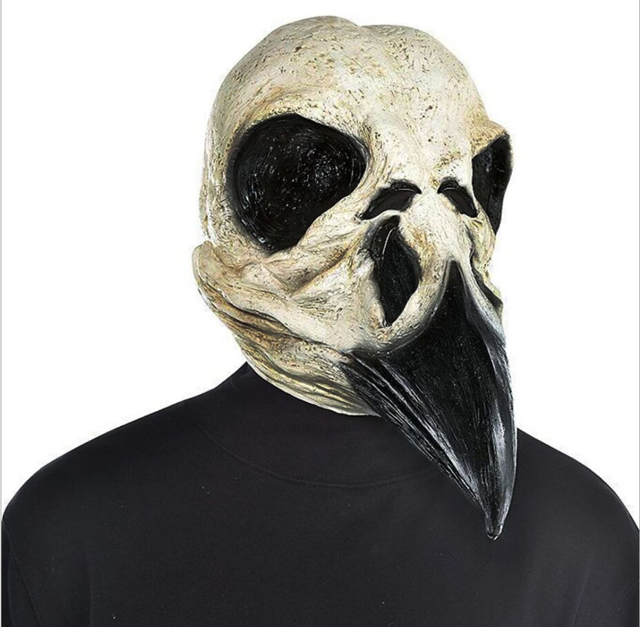 万圣节cosplay哥斯拉面具全脸头套万圣节cosplay漫展乳胶面具鸽子面具