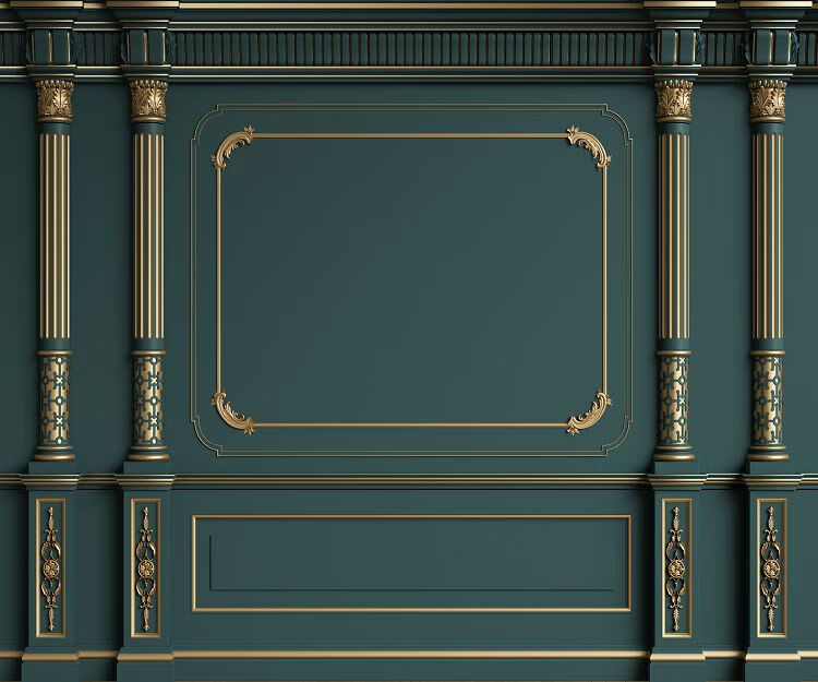 书架背景布直播间3d背景主播背景布直播间装饰背景墙主播带货背景布