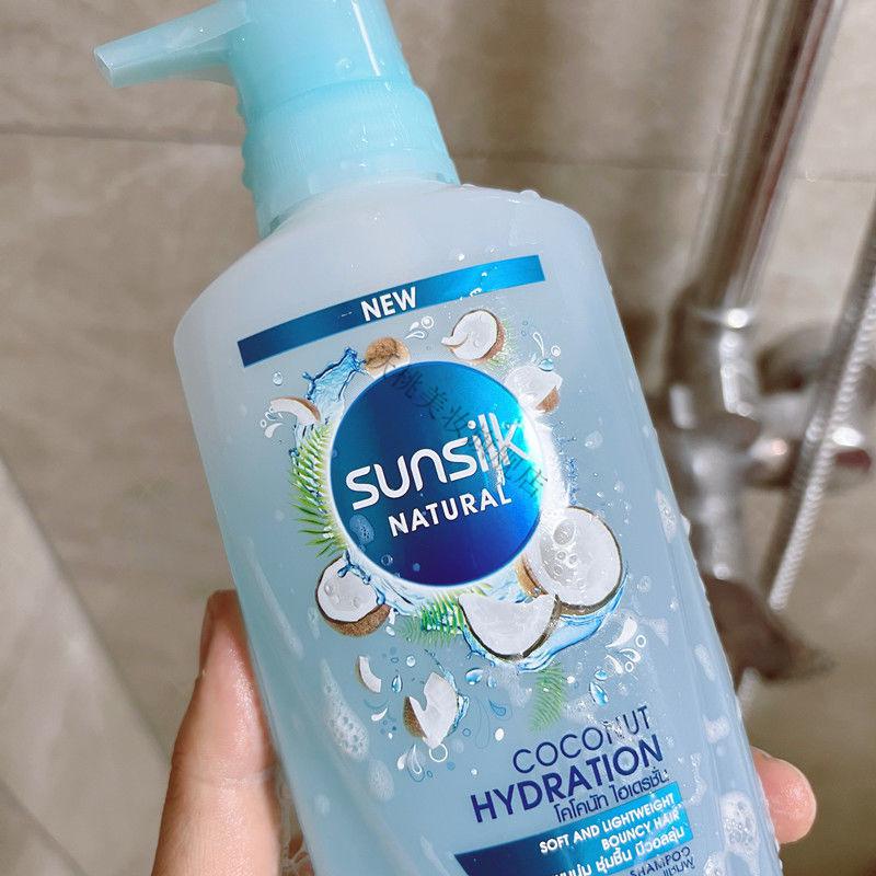 泰国sunsilk夏士莲椰子牛奶洗发水护发素控油柔顺pp同款德的快乐horec