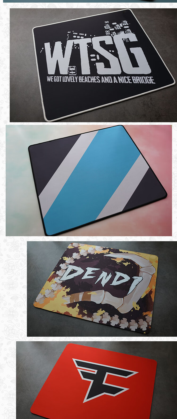 辉导鼠标垫qckheavys1mplecsgo咆哮shroudrog超大号电竞游g640锁边450