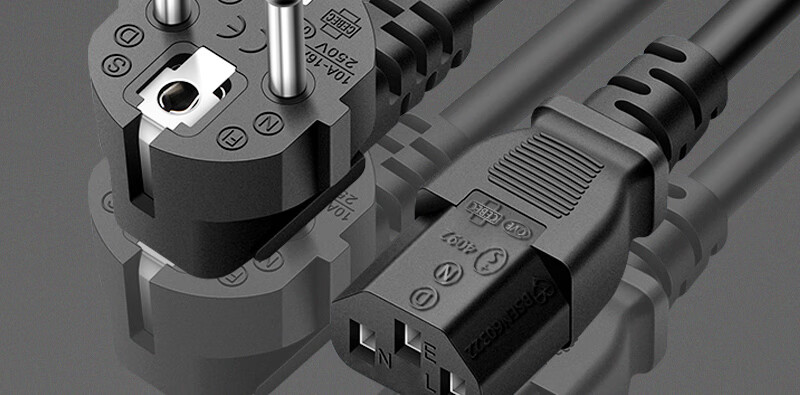 认证欧式欧标欧规ups服务器pdu线台式机显示器电脑电源线315平方功率