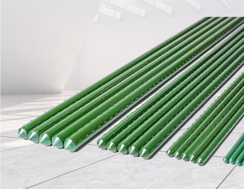 园艺用品爬藤架植物蔬菜花架支撑杆固定支柱包塑钢管户外支架 直径