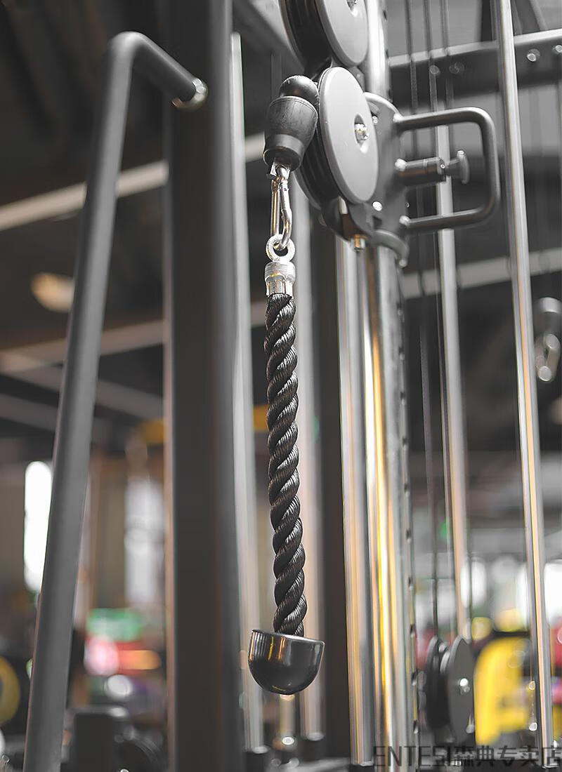 entesi肱二三头肌拉力绳龙门架下压神器训练大飞鸟健身器材配件so886
