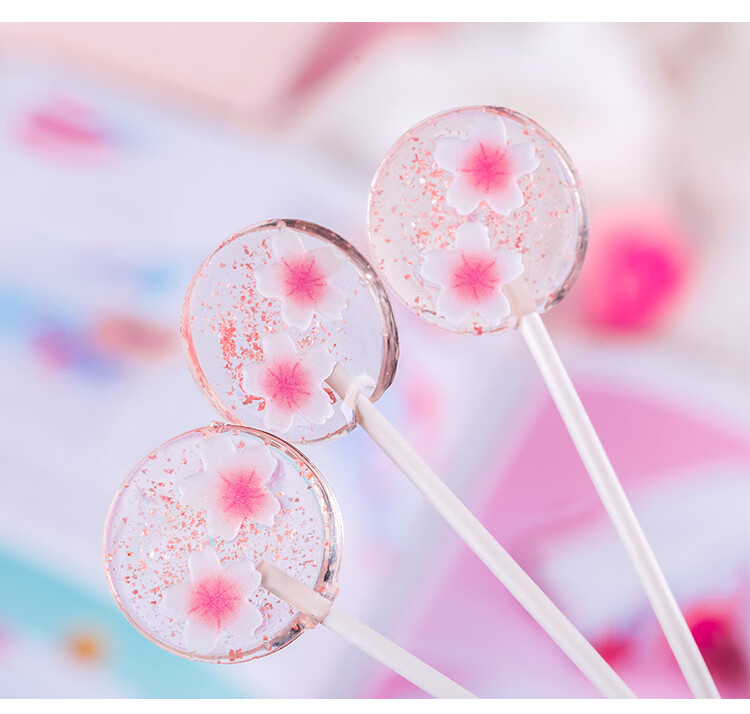 晨臻创意网红樱花星空棒棒糖糖果礼盒装520情人节礼物送女朋友樱花6支