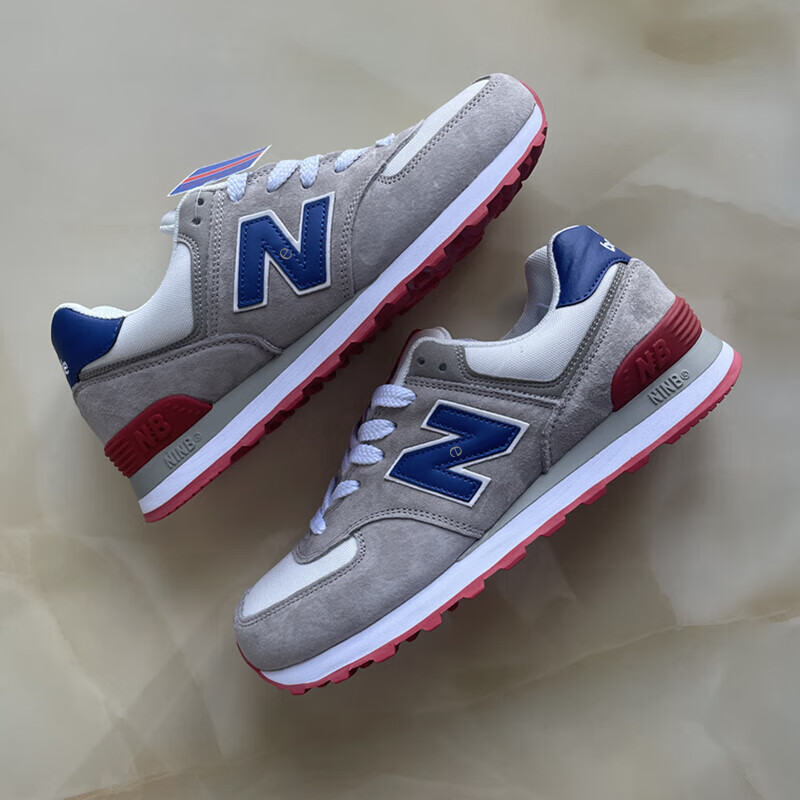 新百伦nb男鞋冬季iu女鞋百搭透气鞋情侣优雅风跑步鞋【商场同款】 炭