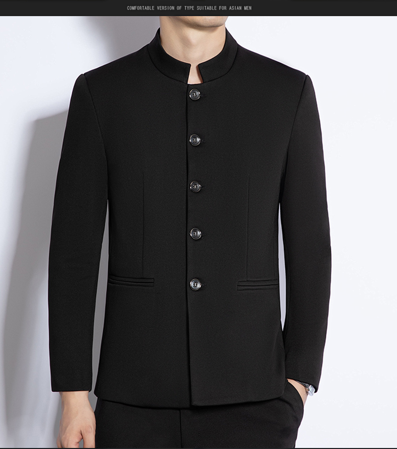 五四青年民国男装表演服民国时期学生装中山装男修身装立领演出服西服