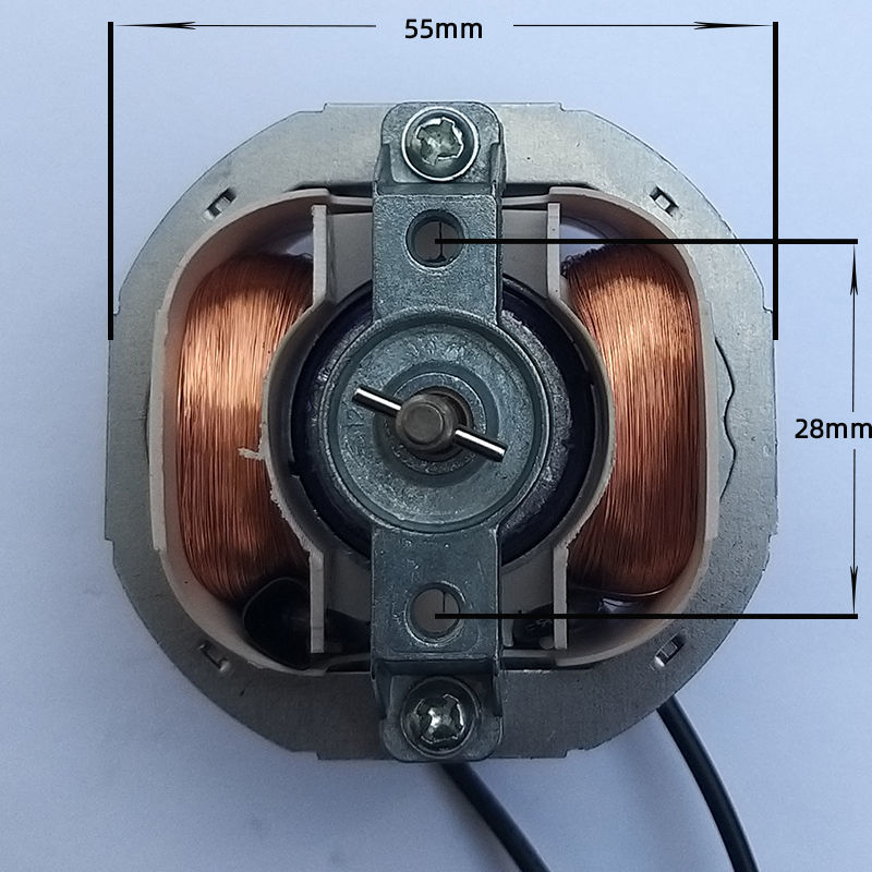 定制适用yj58121620罩极异步电机线圈220v热风暖风机灭蚊灯排风换气扇