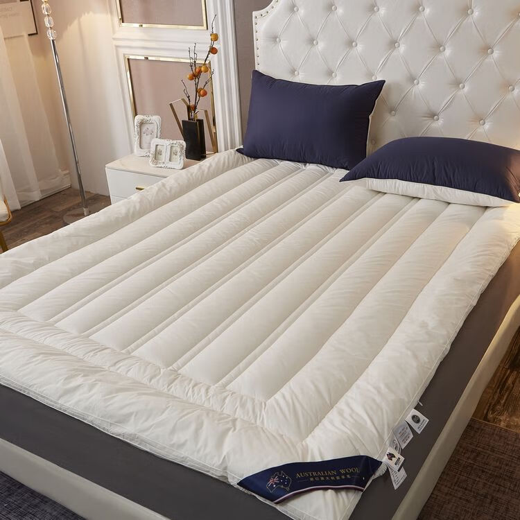 羊毛床垫澳洲羊毛床垫床褥子可折叠加厚单双人保暖四季家用榻榻米床垫