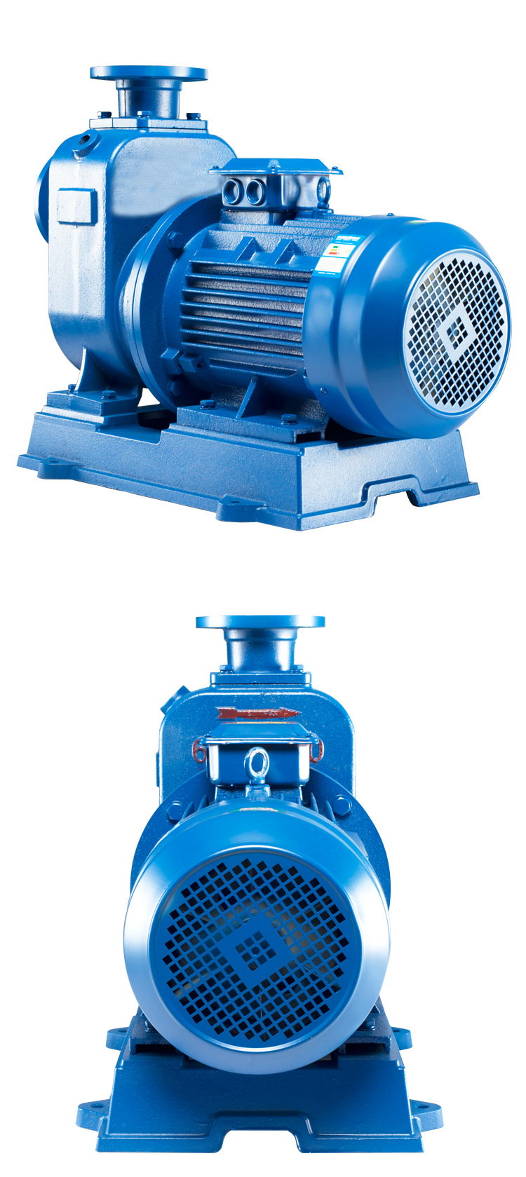 上海人民zw无堵塞自吸泵排污泵直连式污水泵管道离心泵三相380v100zw