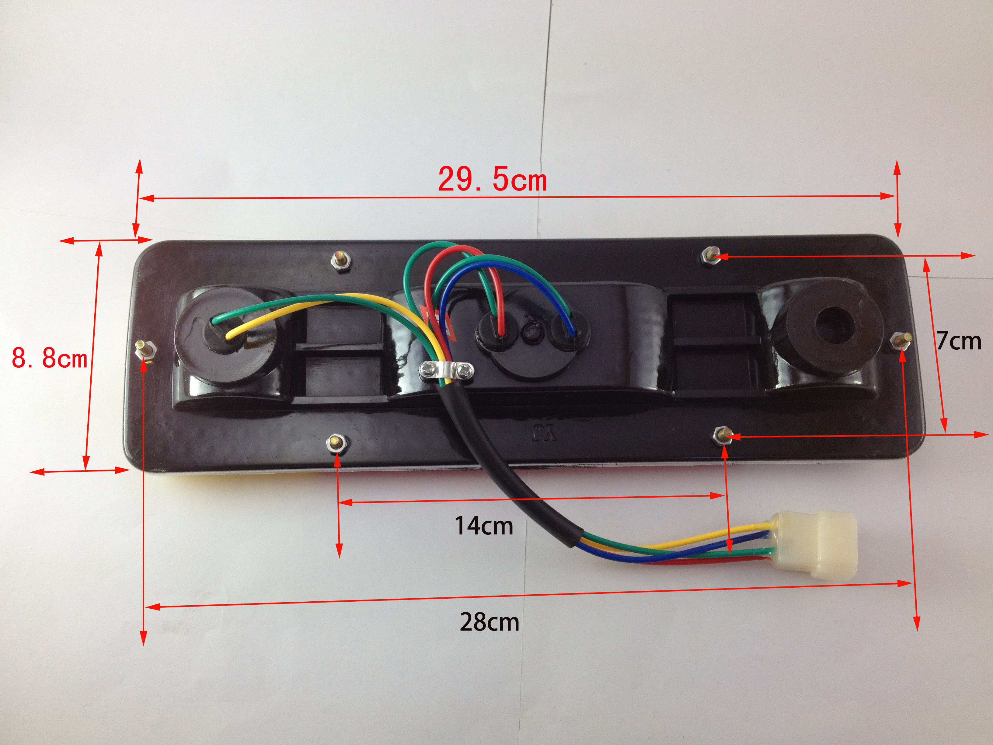 電動三輪車後尾燈插泡總成通用轉向燈剎車燈行車燈12486070箭頭930一