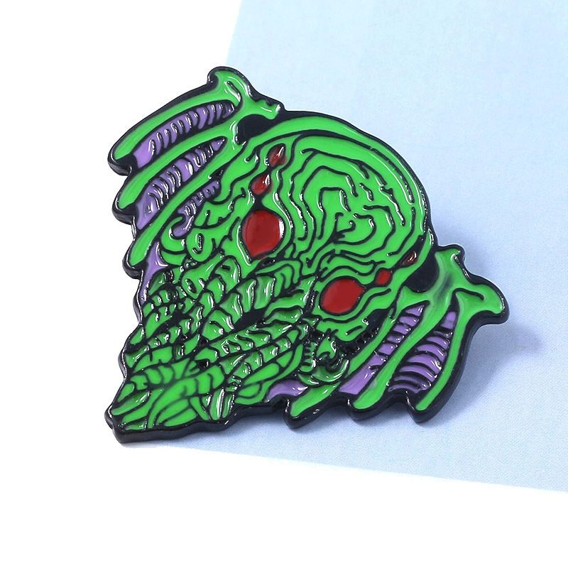 欧美cthulhumythos克苏鲁神话胸针死亡恶魔胸针万圣节礼品x307