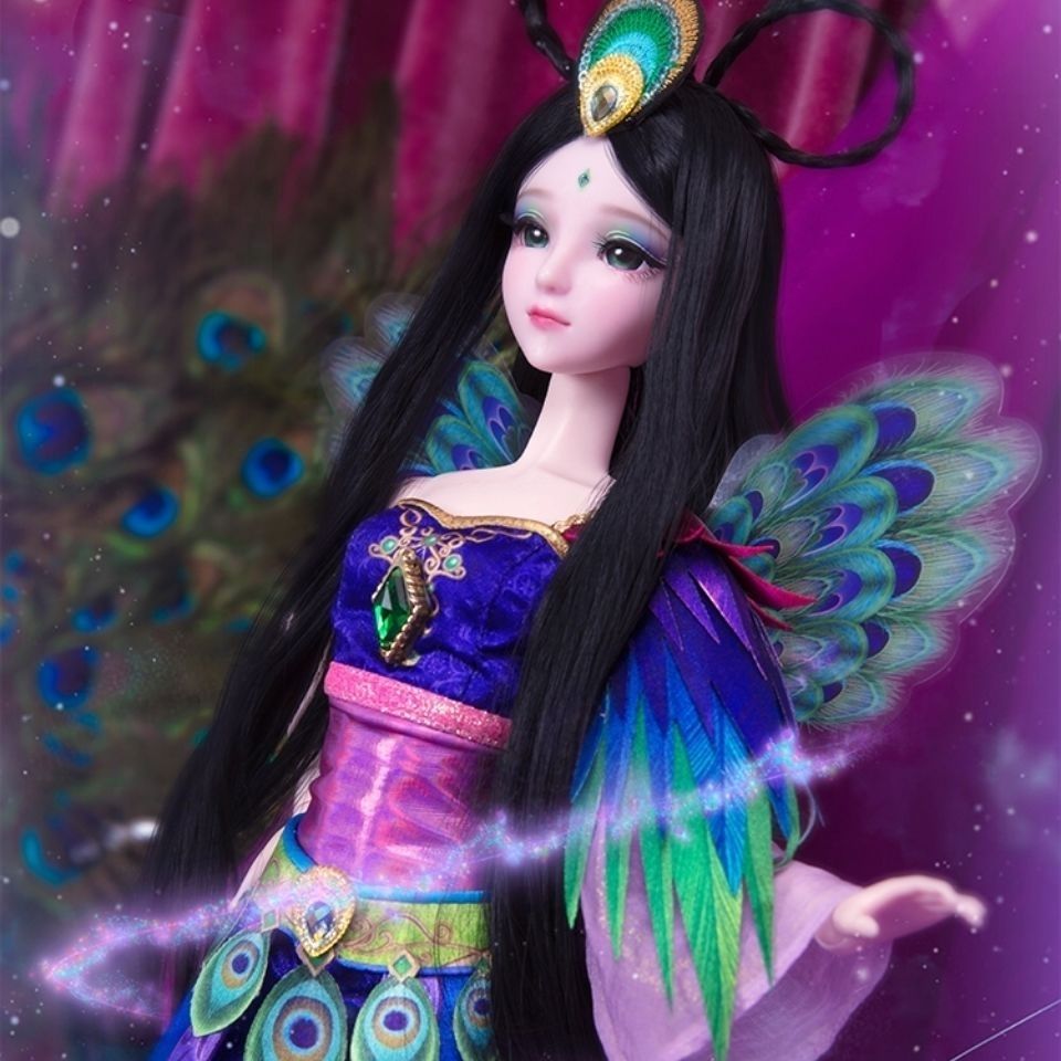 公主王默宝石盒子叶罗丽宝石盒子孔雀宝石宫原装下单就6张叶罗丽卡片