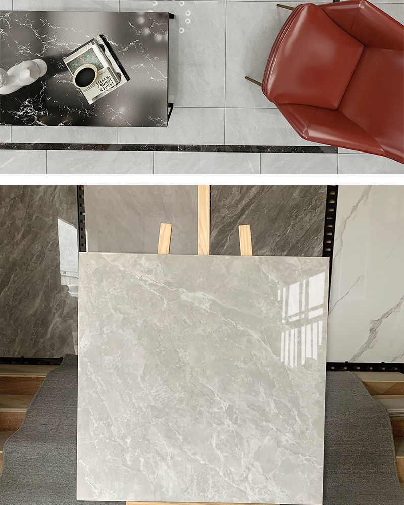 通体大理石8080地砖佛山厂家地板砖批发 钻石釉038367l(无限连纹款)