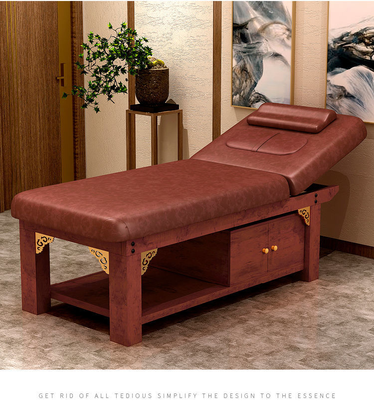 实木美容床美容院专用带洞木质按摩床推拿理疗床采耳美睫美体单个床