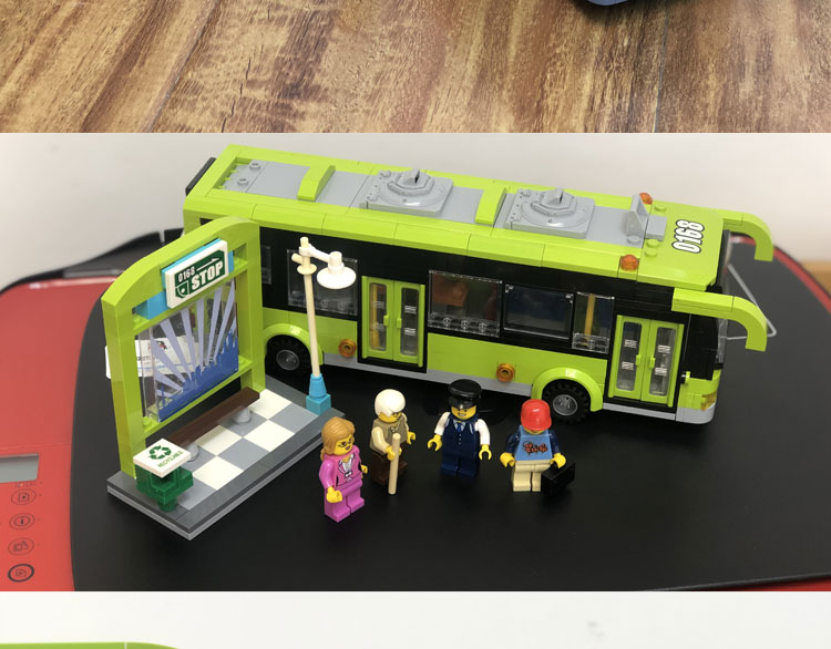 乐高lego积木男孩子城市系列公交车巴士儿童拼装力动脑小学生玩具新年