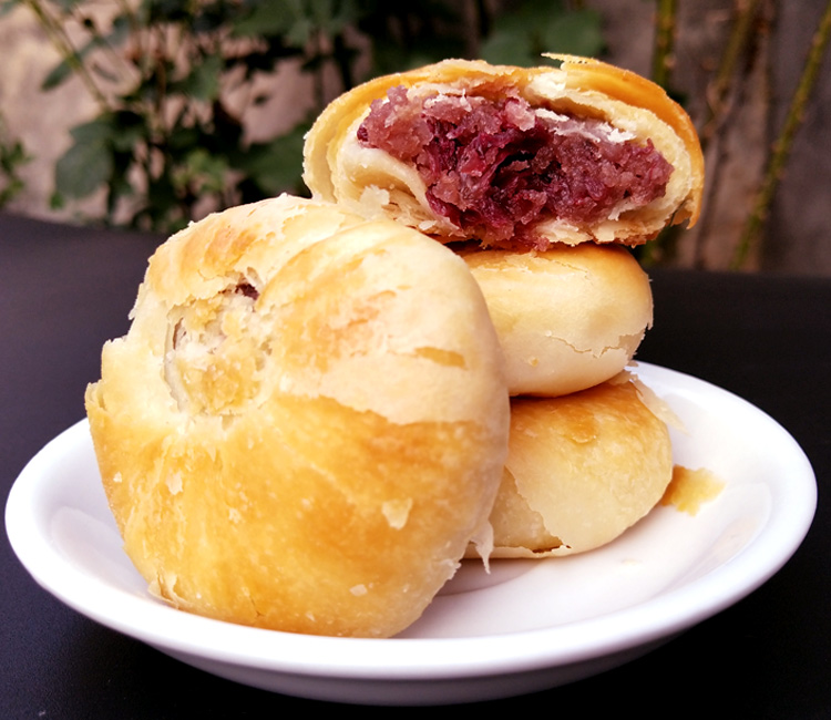 菏泽特产牡丹鲜花饼牡丹糕酥皮饼玫瑰鲜花饼传统糕点1000g礼盒装花之