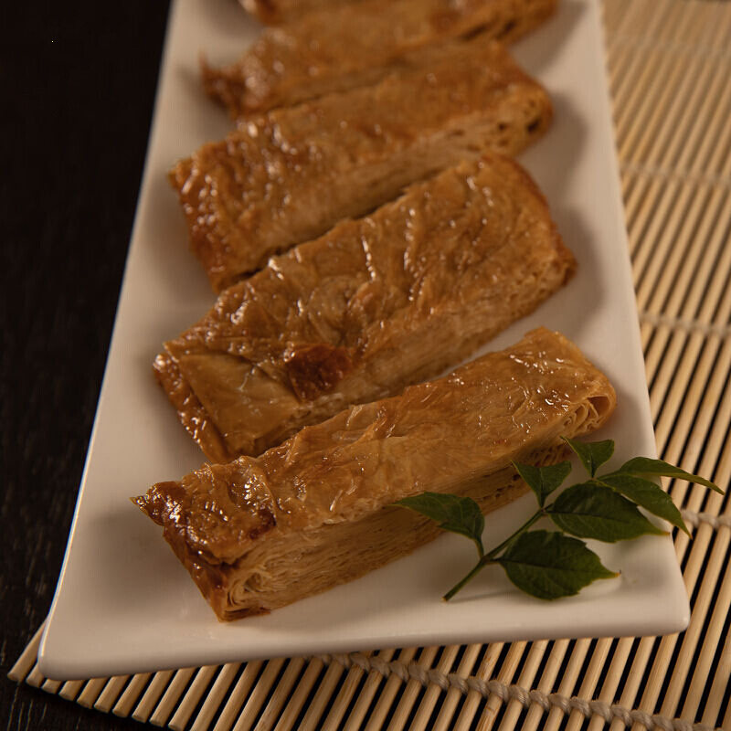 杭州特产豆腐皮即食素烧鹅上海素鸭斋菜豆制品素食素肉零食200g 素鹅