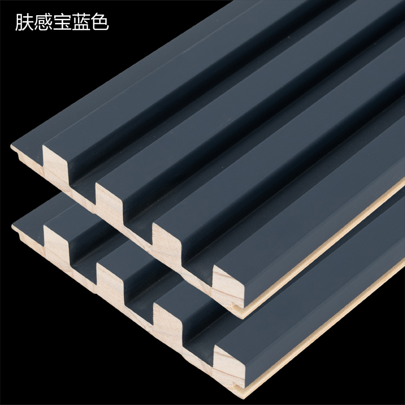 实木格栅板长城板木格栅板每块色样品肤感浅绿