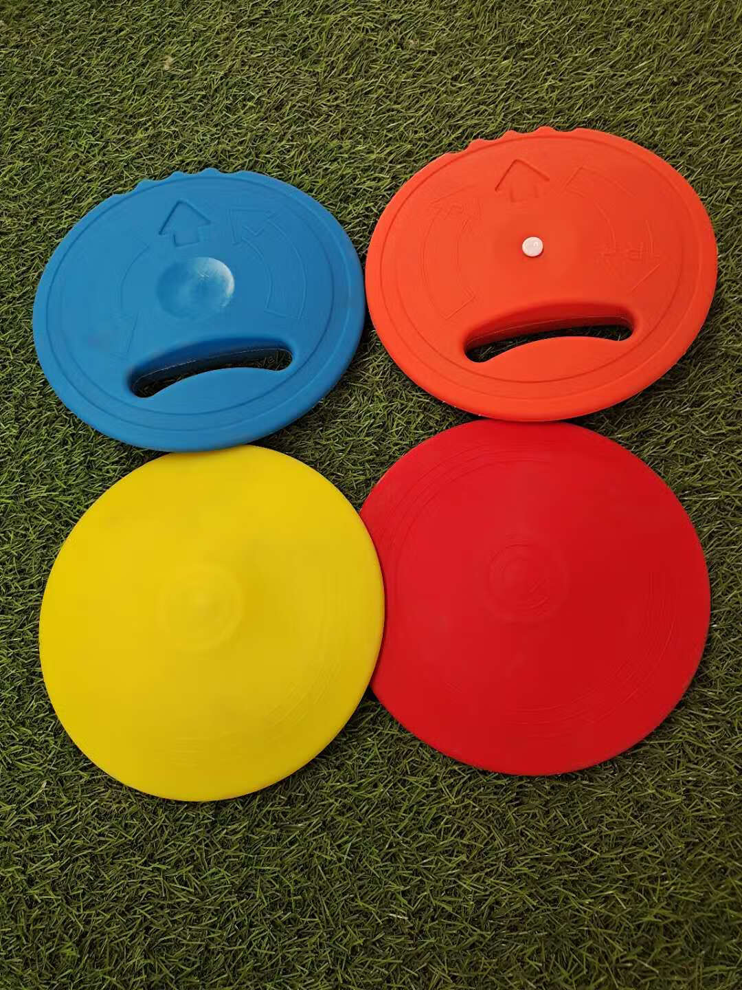 京选好货软式铁饼学校训练支持投标少儿趣味器材少儿田径整套器材红色