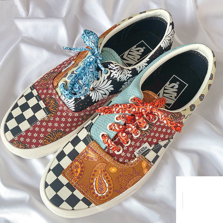 适配耐克万斯aj腰果花鞋带男女西海岸民族风休闲板鞋运动篮球鞋空军