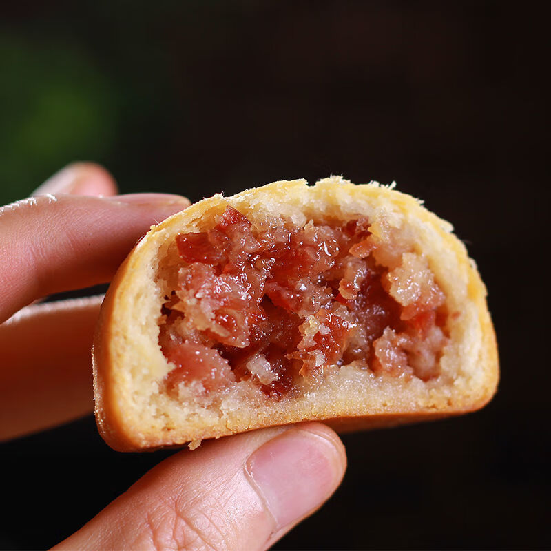 老牌云腿月饼云南特产宣威蛋黄手工火腿酥皮小月饼中秋团购精制纯云腿