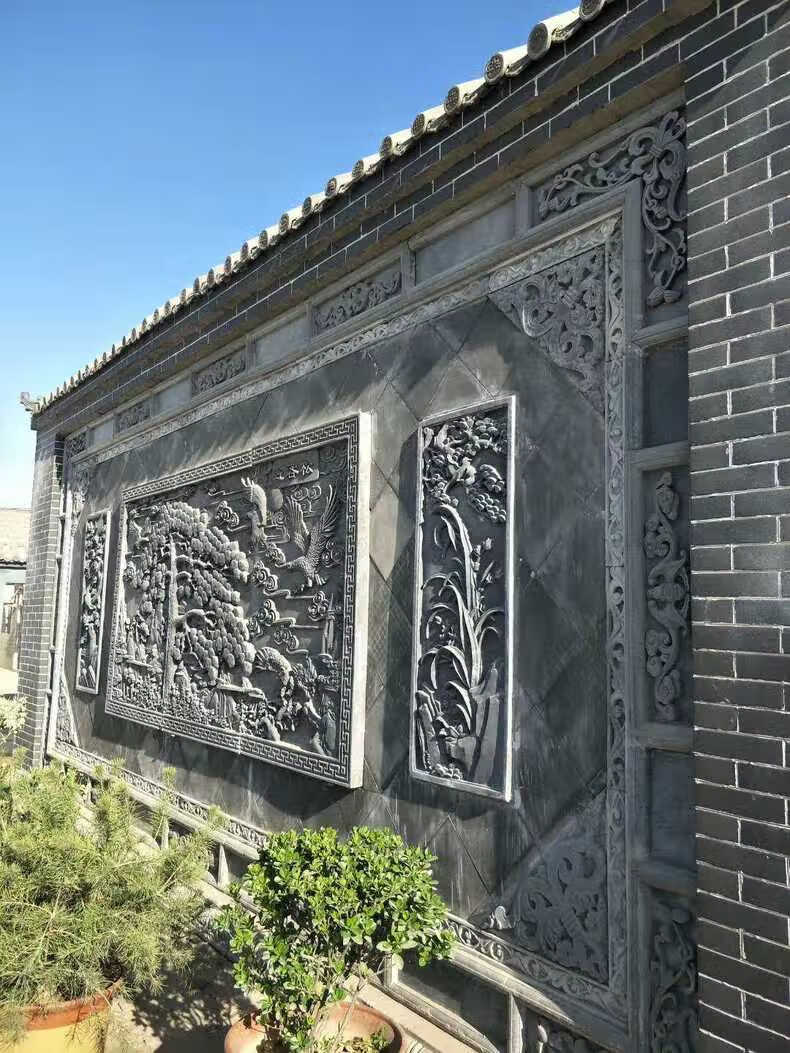 中式古建面砖外墙砖背景墙面砖文化砖小青砖条砖灰色仿古瓷砖贴片 120