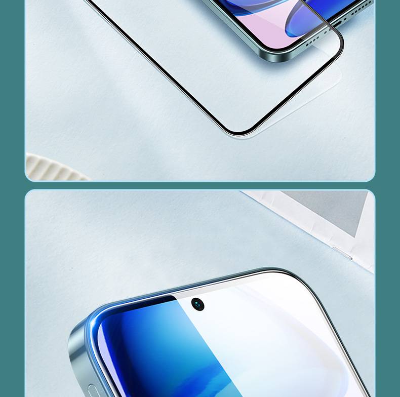 勉茂蓝猩适用于红米k40镜面膜rednote11pro 手机膜k40游戏版全屏覆盖