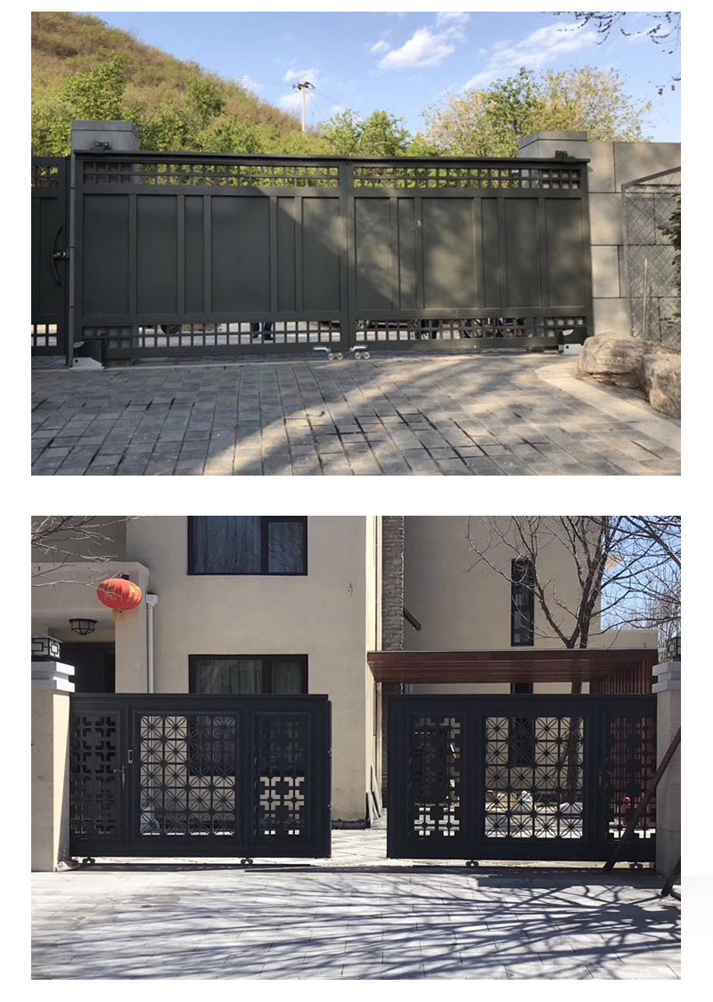 德士利茵之阙定制不锈钢推拉门大门轨道双轮型槽型轴承轮平移门重型