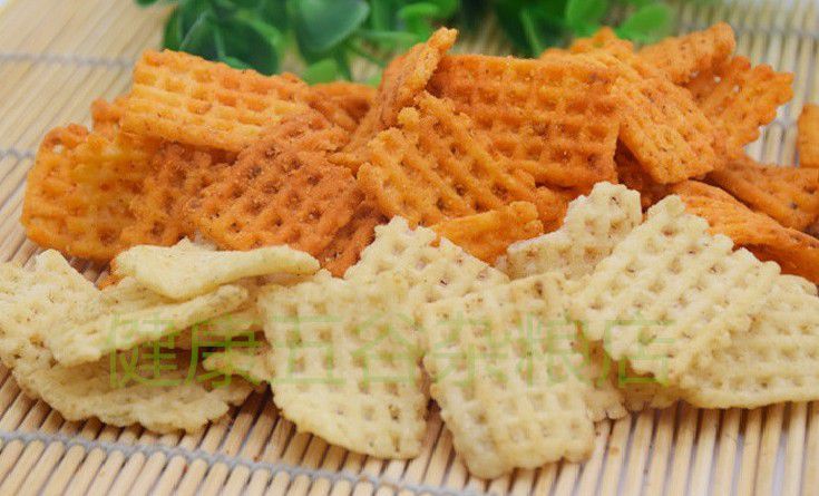 陕西锅巴特产麻辣原味锅巴 粗粮大米黄豆香锅巴休闲膨化零食 孜然烧烤