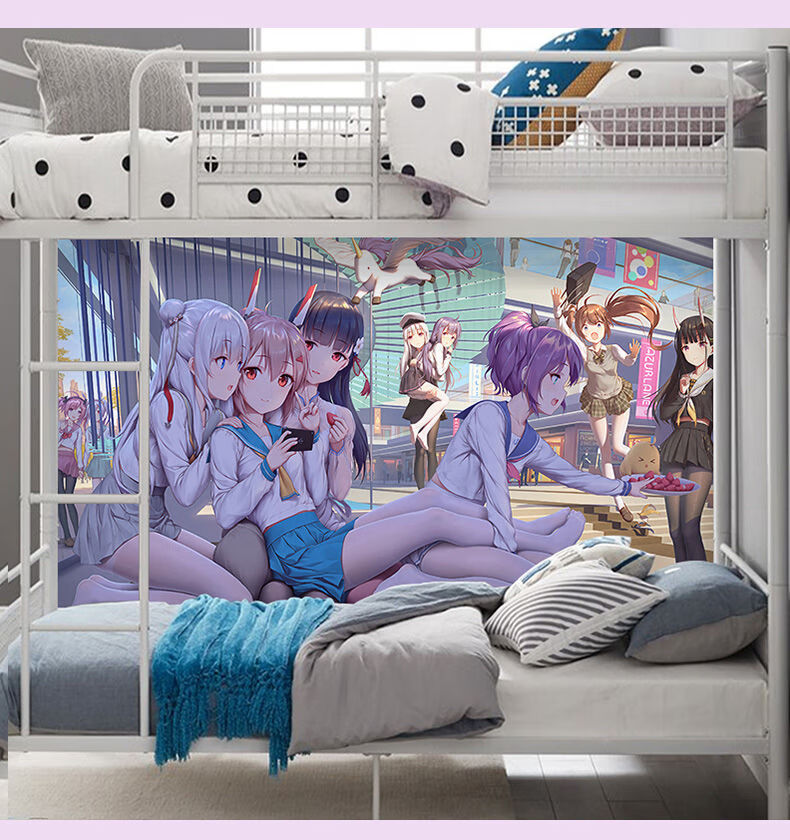 海报墙贴动漫性感暴露超大贴纸自粘房间宿舍二次元美女贴墙面壁画动漫