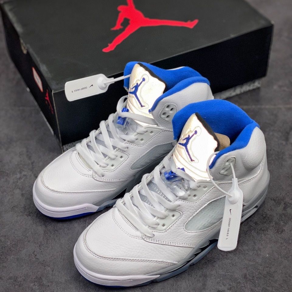 0 aj5 白蓝 篮球鞋 dd0587-140 白蓝 40【图片 价格 品牌 报价】-京东