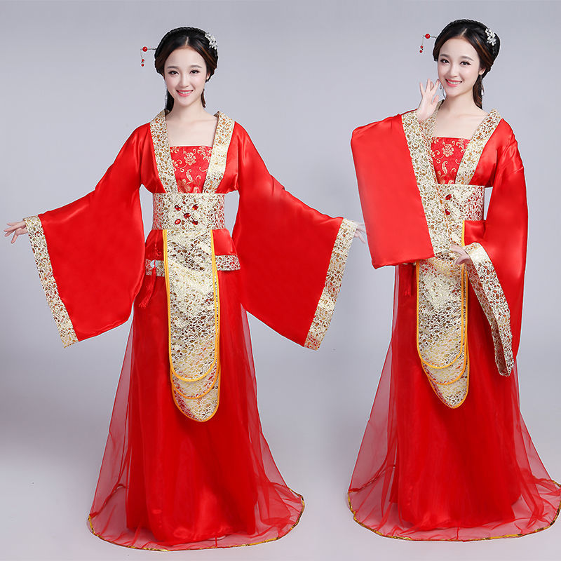 唐朝古装皇后服装女拖尾宫廷贵妃武则天公主七仙女汉服