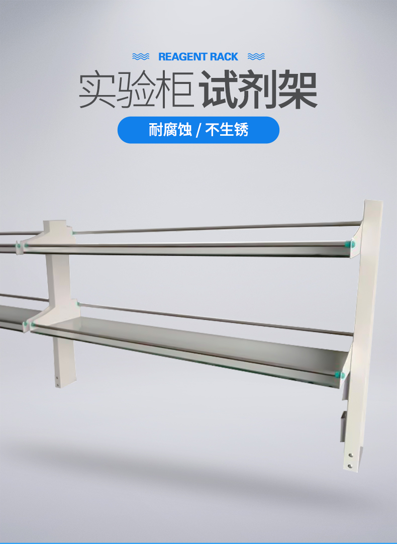 洞狮 通风柜铝合金试剂架 铝玻试剂架 实验台试剂架 边台试剂架仪器架
