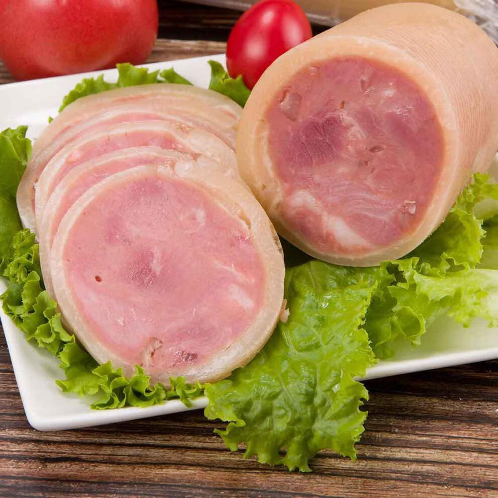 纯肉卤香肘花火腿肠熟食下酒菜香肠烤肠即食真空包装 精品肘花250g