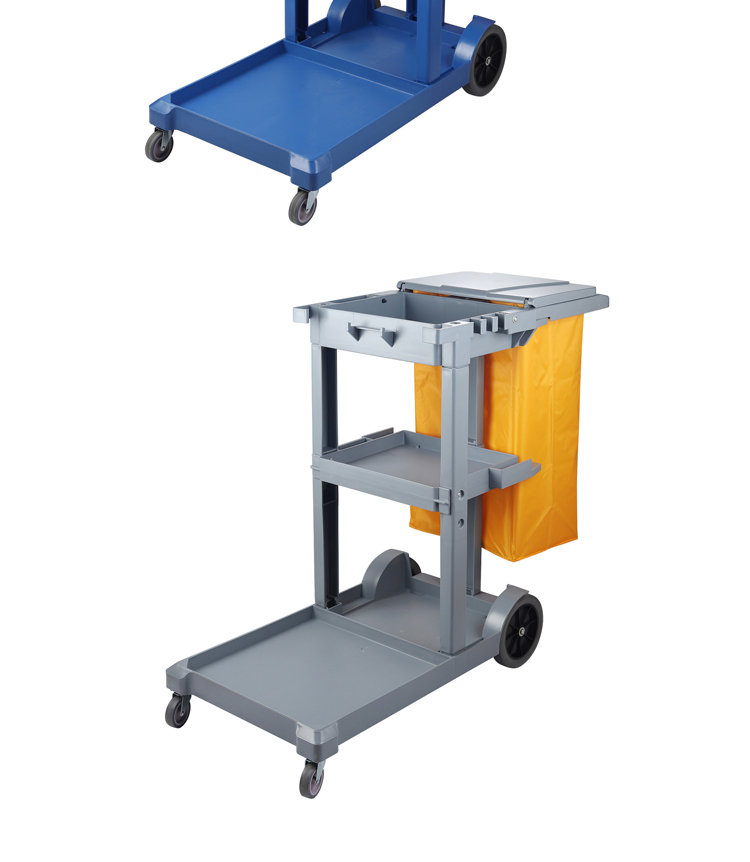 多功能清洁手推车保洁车酒店物业商场餐厅工具车清包车布草服务车