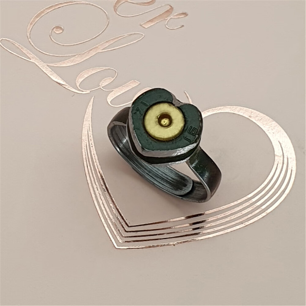 小米mi小米生态同款弹壳戒指壳戒指军恋礼物兵哥哥军旅饰品手工打磨高