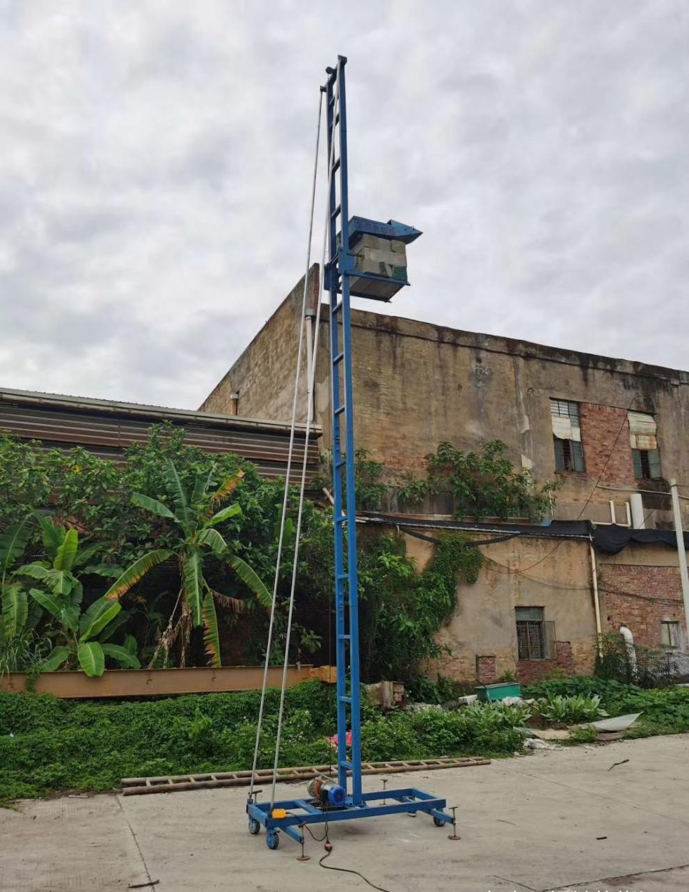 混凝土倒柱机梁柱圆管物料提升机多功能快速家用上料机槽钢上砖机汉资