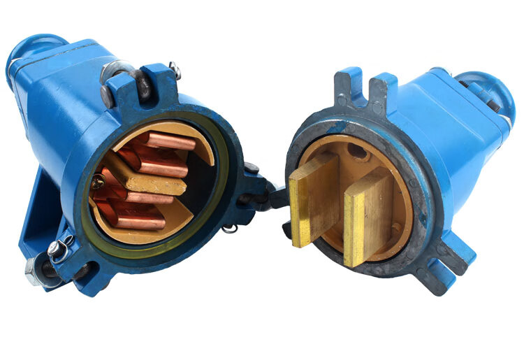 起重电磁吸盘电缆线连接器dl-102/202 电缆快速插头 电磁吸盘接头 35