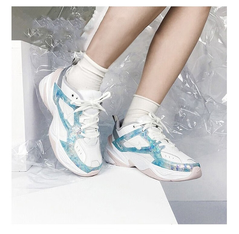 nike耐克女鞋休闲夏季新款m2ktekno复古老爹鞋运动鞋透气防滑跑步鞋ao