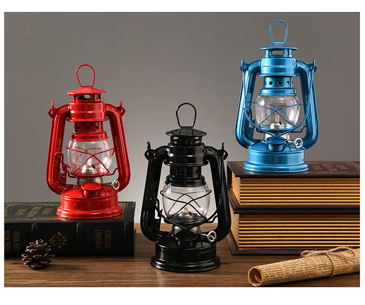 煤油灯复古老式煤油灯灯盏火水燃油灯小马灯户外照明灯乔迁手提灯露营
