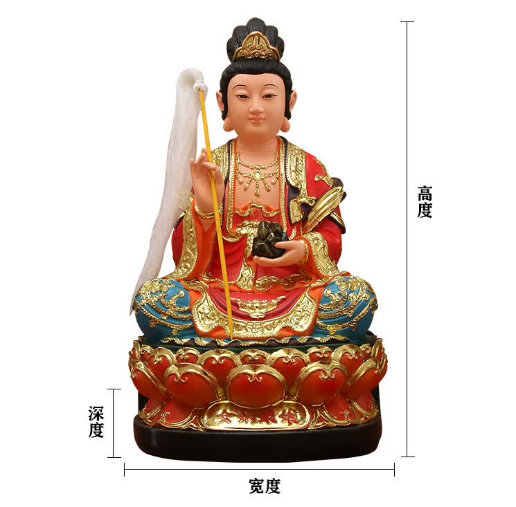 大地之母家用供奉树脂佛像摆件 站像16寸高度38厘米 女娲娘娘【图片
