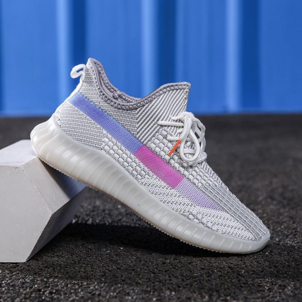 椰子鞋男变色龙运动鞋飞织透气男鞋子潮鞋韩版休闲男生透气跑步鞋升级