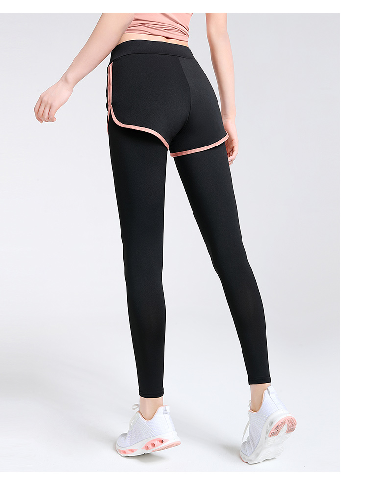 骆驼camel瑜伽裤女夏季薄款健身裤提臀跑步裤高腰运动裤弹力紧身裤