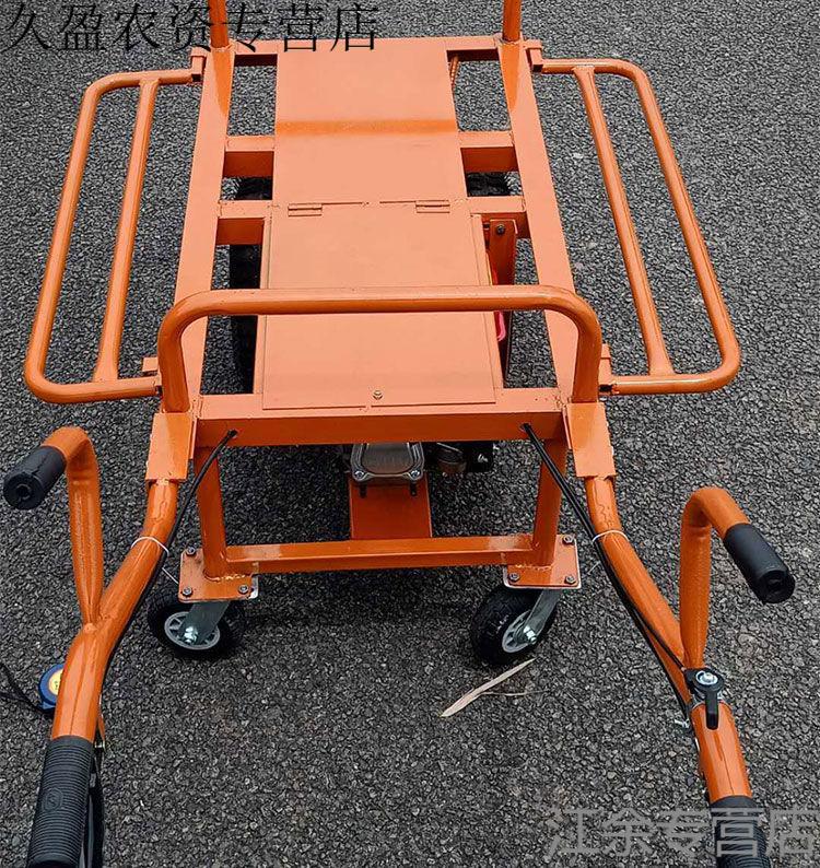 电动鸡公车工地手推车农用独轮车汽油机双轮油动山地爬坡载重王