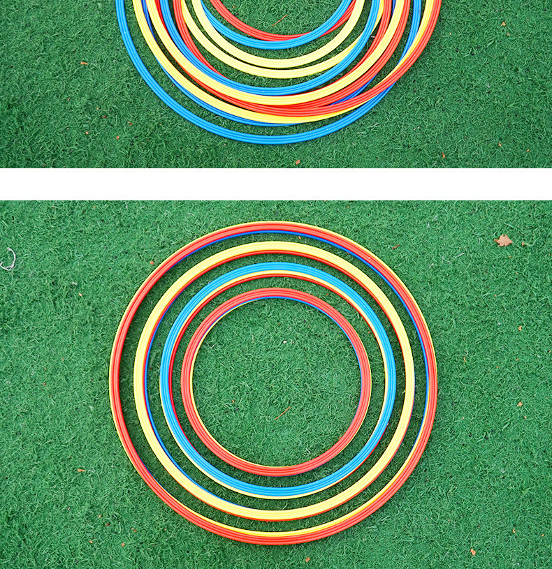 敏捷圈儿童幼儿园跳圈圈环协调性体能环跆拳道足球训练器材训练圈大号