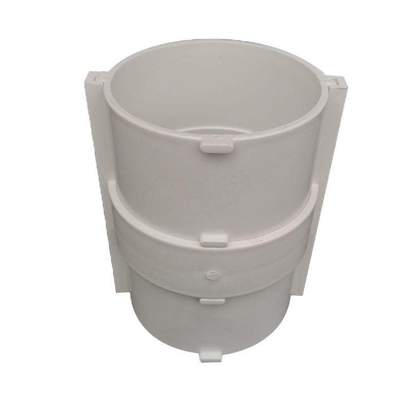 110pvc排水管活接头直接无台阶下水管抢修补漏片维修分体式伸缩节班