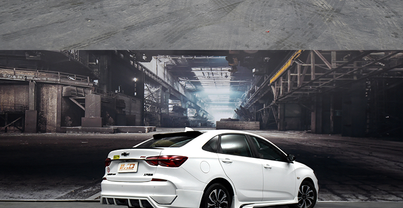 科鲁泽rs改装 雪佛兰科鲁泽rs小包围 前唇前铲顶翼 大包围 科鲁泽 带